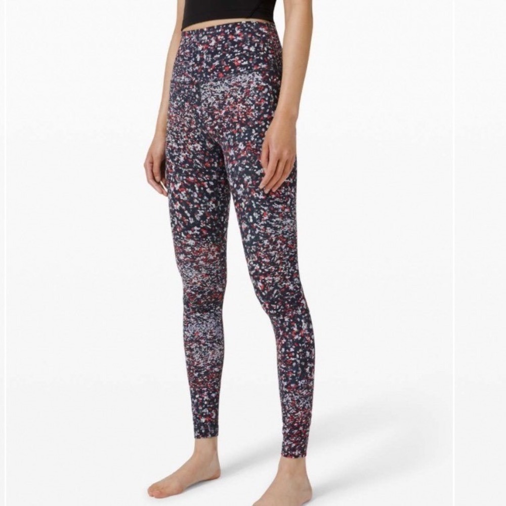 Lululemon Align High-Rise Pant 28 Water Blossom Multi W5BZ0S Womens Size 2‎